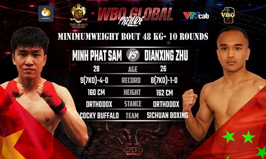 Sẳm Minh Phát sẽ có trận thượng đài đáng chú ý với võ sĩ boxing số 1 Trung Quốc ở hạng minimumweight. Ảnh: Phong Lê