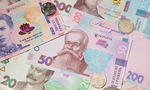 Đồng hryvna của Ukraina. Ảnh: Ngân hàng Trung ương Ukraina