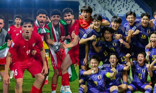 U17 Iran gặp U17 Nhật Bản tại bán kết AFC U17 Asian Cup 2023. Ảnh: AFC