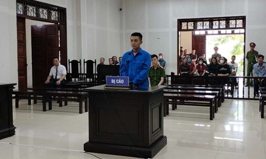 Bị cáo Nguyễn Minh Đức tại phiên tòa. Ảnh: Công an Quảng Ninh