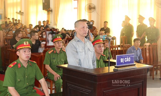 Bị cáo Nguyễn Nam Trượng tại phiên toà xét xử. Ảnh: Hà Vi