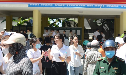 Các thí sinh tại Đà Nẵng được hỗ trợ tối đa để tham dự kì thi. Ảnh: Thùy Trang