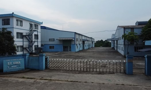 Công ty TNHH SY VINA (xã Hoàng Đan, huyện Tam Dương, tỉnh Vĩnh Phúc). Ảnh: Khánh Linh