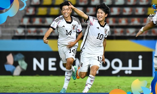 U17 Nhật Bản gặp U17 Hàn Quốc tại chung kết giải U17 châu Á 2023. Ảnh: AFC