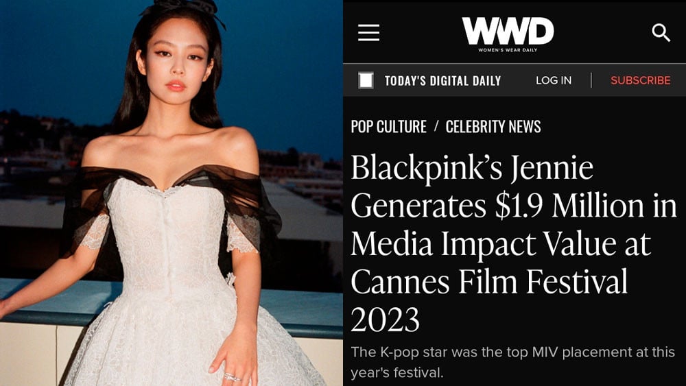 Số tiền khủng mà Jennie Blackpink mang về cho Chanel khi tham gia LHP Cannes