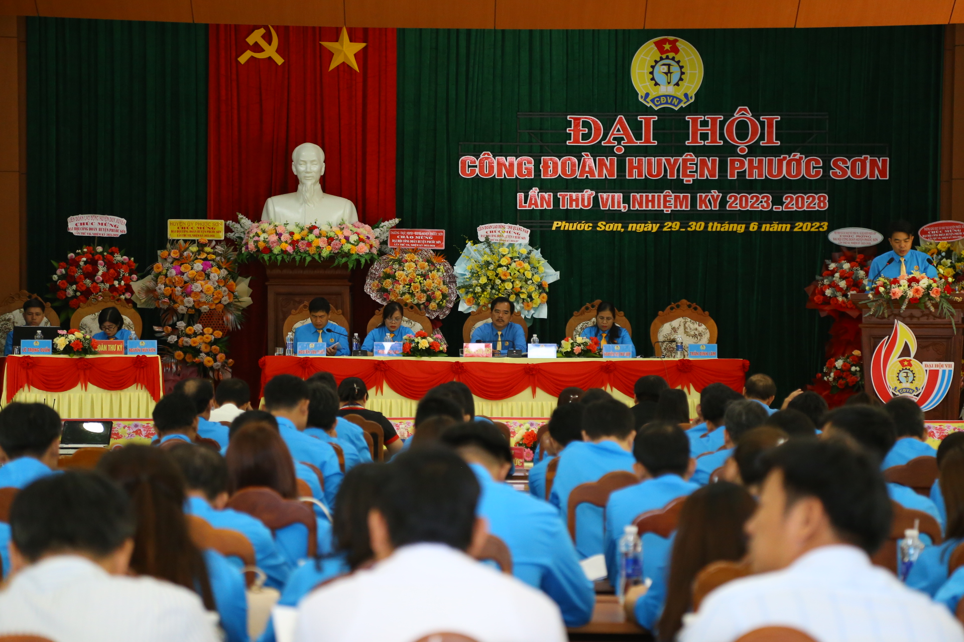 Toàn cảnh đại hội. Ảnh: Văn Trực