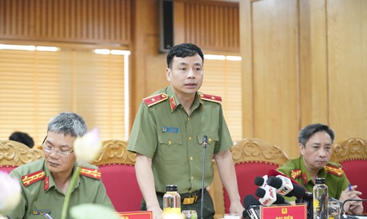 Thiếu tướng Lê Xuân Minh nói về đồng tiền ảo Pi. Ảnh: Quang Việt