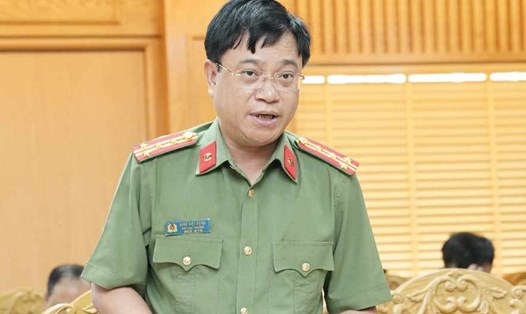 Đại tá Đinh Việt Dũng - Phó Cục trưởng Cục An ninh nội địa nói về các nhóm mê tín dị đoan. Ảnh: Quang Việt