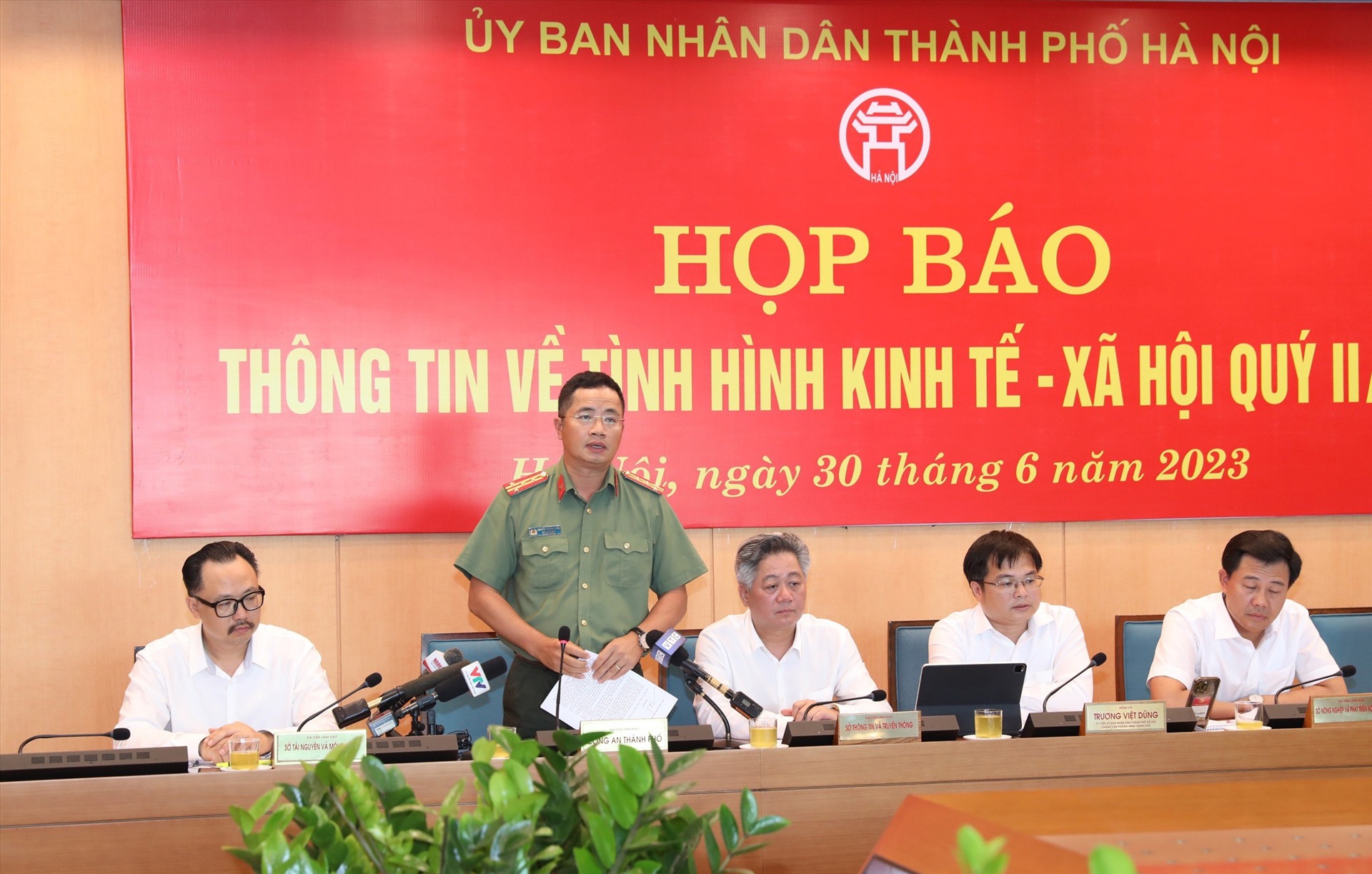 Đại tá Nguyễn Thành Long, Phó Giám đốc Công an TP Hà Nội. Ảnh: Phạm Đông