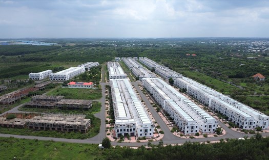 Dự án khu dân cư Tân Thịnh ở xã Đồi 61, huyện Trảng Bom do Công ty cổ phần đầu tư LDG. Ảnh: Hà Anh Chiến