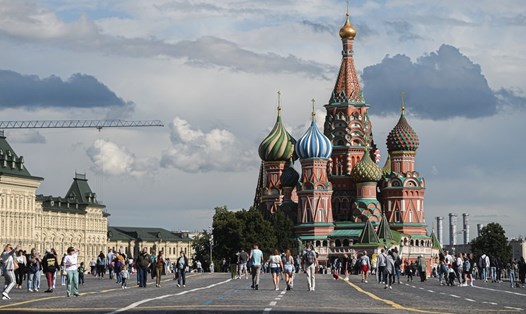 Quảng trường Đỏ ở thủ đô Mátxcơva, Nga. Ảnh: Xinhua