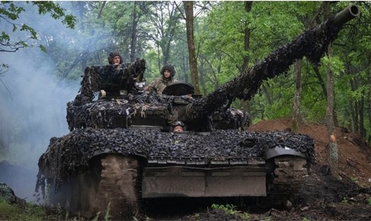 Quân Ukraina ở Donbass ngày 23.5.2023. Ảnh: AP