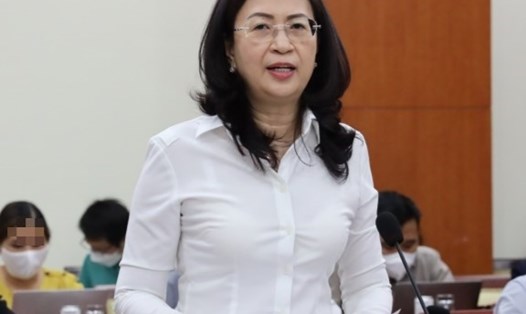 Phó Cục trưởng Cục Thuế TP.HCM Nguyễn Thị Bích Hạnh. Ảnh: LĐO