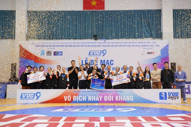 Giải thể thao sinh viên toàn quốc 2023 - nhảy đối kháng. Ảnh: Bộ GDĐT