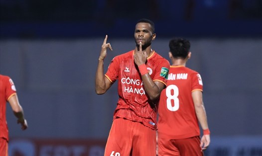 Công an Hà Nội giành chiến thắng 4-1 trước Thanh Hóa tại vòng 11 V.League 2023. Ảnh: Minh Dân