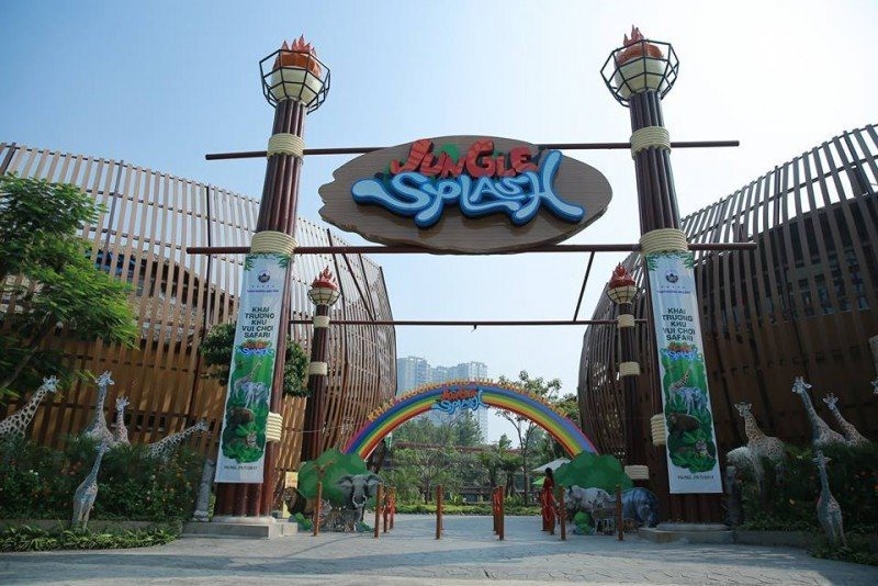 Khu vui chơi Safari Jungle Splash nằm trong khuôn viên Công viên Thiên đường Bảo Sơn. Ảnh: Đức Mạnh