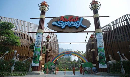 Khu vui chơi Safari Jungle Splash nằm trong khuôn viên Công viên Thiên đường Bảo Sơn. Ảnh: Đức Mạnh