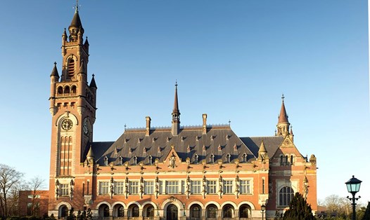 Ukraina và Nga đưa ra lập luận trước các thẩm phán của Tòa án Công lý Quốc tế (ICJ) ở The Hague, Hà Lan trong ngày 6.6. Ảnh: Toà án Công lý Quốc tế