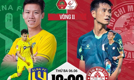 Sông Lam Nghệ An đón tiếp TPHCM tại vòng 11 V.League 2023. Ảnh: FPT Play