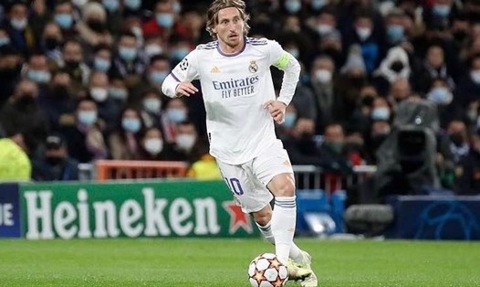 Luka Modric có thể sang Saudi Arabia để thi đấu, làm đồng đội với Ronado. Ảnh: Facebook nhân vật