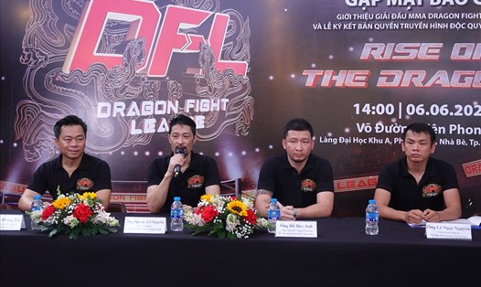 Tổng đạo diễn Johnny Trí Nguyễn tin tưởng Giải MMA Dragon Fight League sẽ diễn ra hấp dẫn, giới thiệu được nhiều võ sĩ tiềm năng mới. Ảnh: Nguyễn Đăng