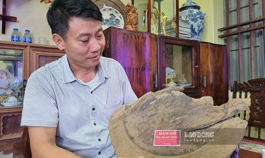 Chiêm ngưỡng bộ sưu tập 500 chiếc mâm gỗ cổ độc đáo ở Hải Dương. Ảnh: Lương Hà
