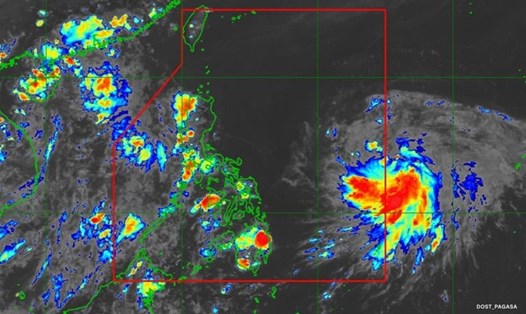 Chedeng có thể trở thành cơn bão đầu tiên trong tháng 6.2023 ở Philippines. Ảnh: PASAGA