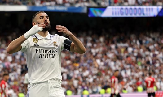 Karim Benzema ra đi để lại khoảng trống rất lớn trên hàng công của Real Madrid.  Ảnh: AFP