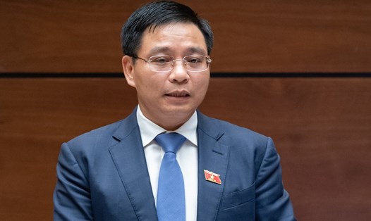 Bộ trưởng Bộ GTVT Nguyễn Văn Thắng. Ảnh: Quốc hội