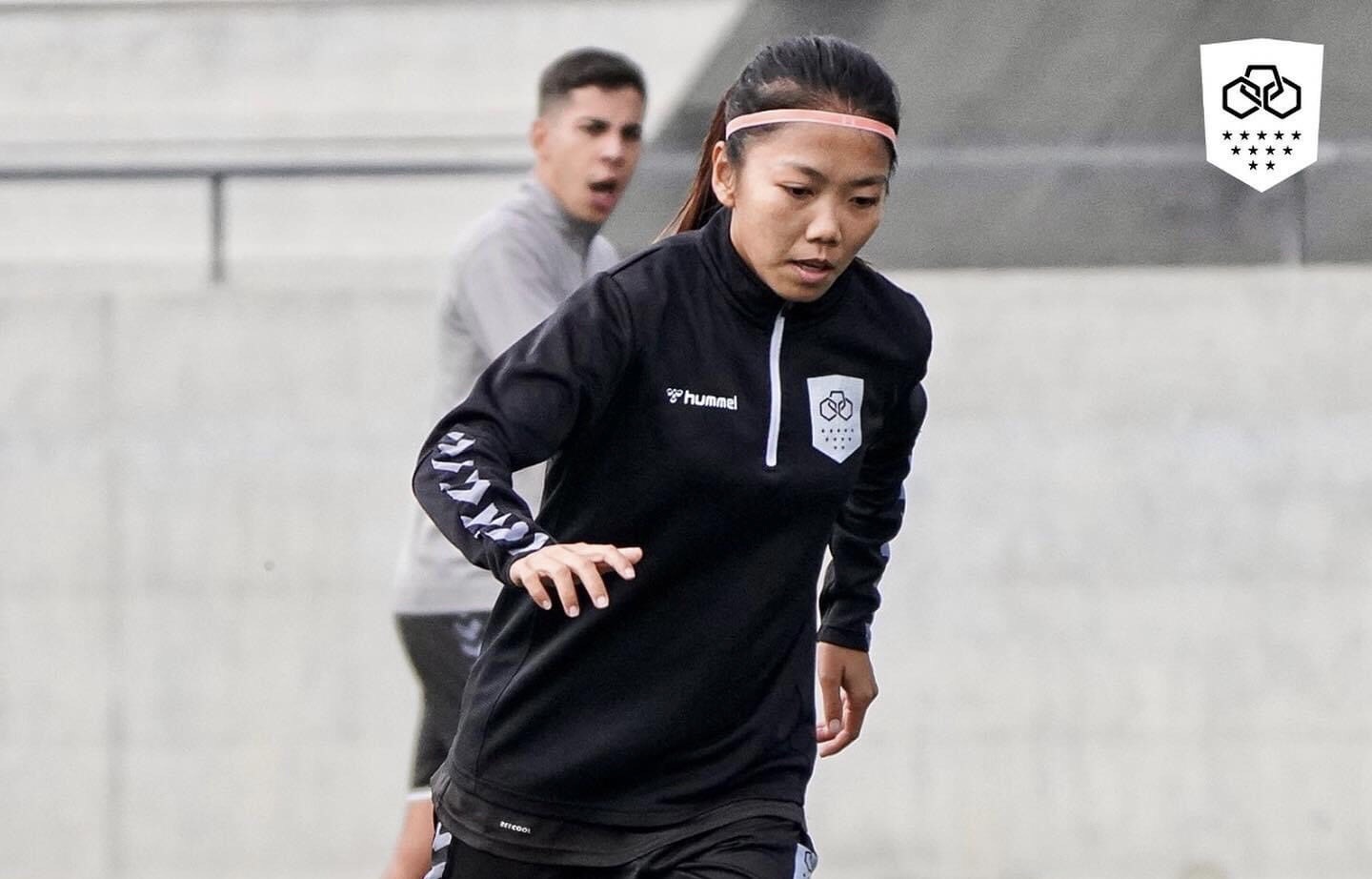 Tiền đạo Huỳnh Như đang thuộc biên chế Lank FC tại giải vô địch quốc gia nữ Bồ Đào Nha. Ảnh: Lank FC