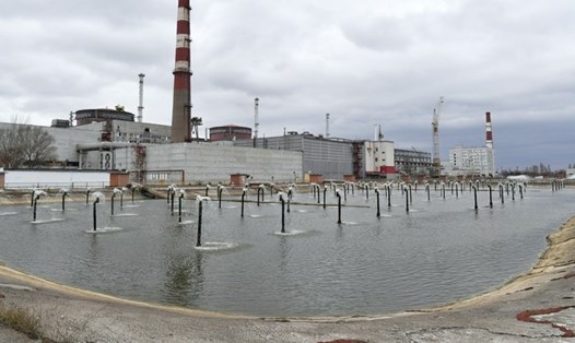 Nhà máy điện hạt nhân Zaporizhzhia lớn nhất châu Âu. Ảnh: Sputnik
