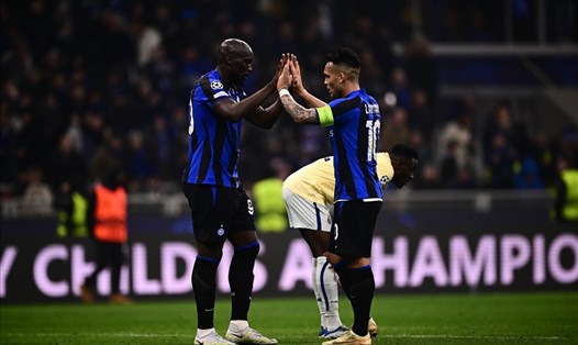 Inter đang sở hữu bộ đôi tiền đạo đáng sợ. Ảnh: AFP