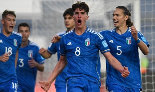 U20 Italia gặp U20 Uruguay tại chung kết U20 World Cup 2023. Ảnh: FIGC
