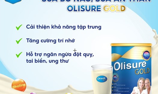 Sữa Olisure Gold là giải pháp chăm sóc não bộ toàn diện cho người trưởng thành và người cao tuổi