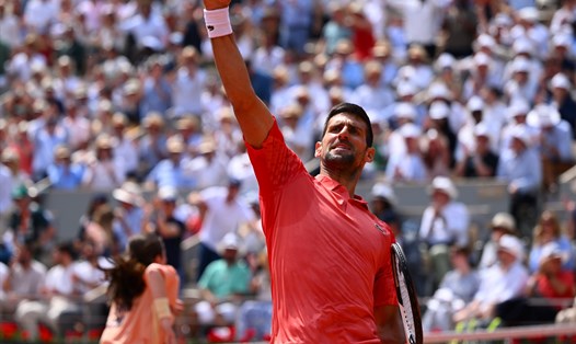 Novak Djokovic lần thứ 34 vào chung kết một giải Grand Slam. Ảnh: Roland Garros