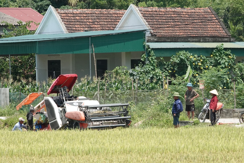 Về nông nghiệp, vụ xuân năm 2023 năng suất lúa ở Hà Tĩnh đạt cao nhất từ trước đến nay. Ảnh: Trần Tuấn.
