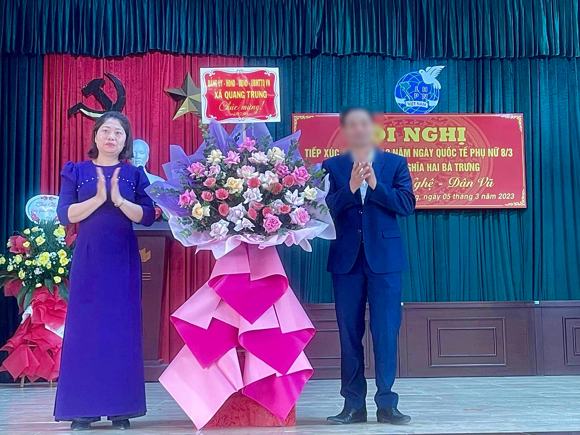 Bà Hường hiện là Chủ tịch Hội Liên hiệp Phụ nữ xã Quang Trung, huyện An Lão, TP. Hải Phòng. Ảnh: Nhân vật cung cấp. 