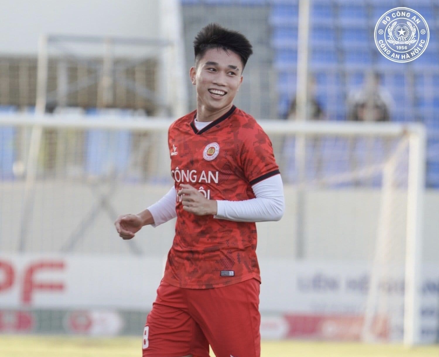 Câu lạc bộ Công an Hà Nội tập luyện cho trận gặp Đà Nẵng tại vòng 13 Night Wolf V.League 2023. Ảnh:CAHN FC