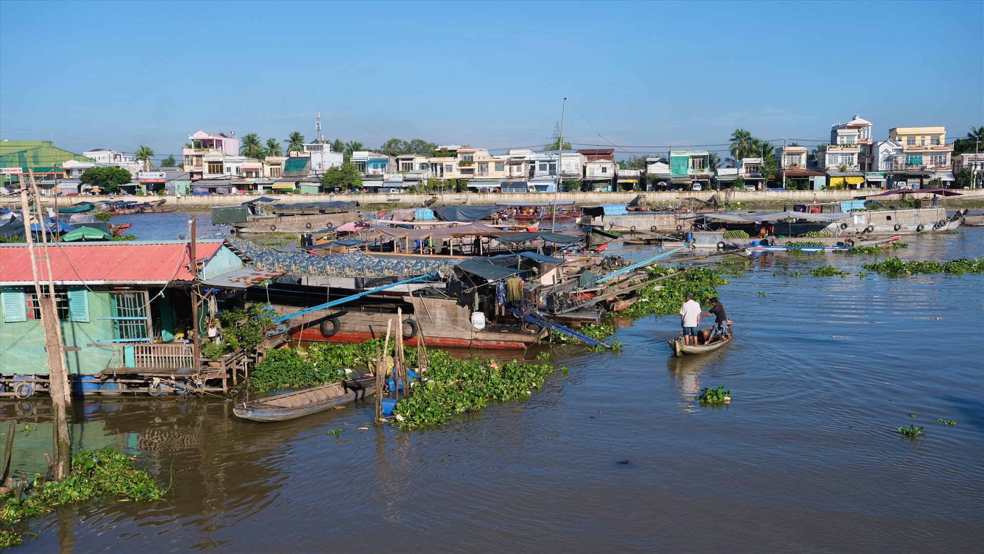 Chợ nổi Cái Răng, TP Cần Thơ. Ảnh: Phong Linh