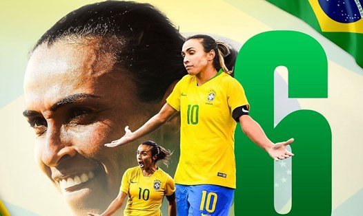 Marta sẽ có lần thứ 6 dự giải đấu số hành tinh, khi cùng tuyển nữ Brazil dự World Cup nữ 2023. Ảnh: NWSL