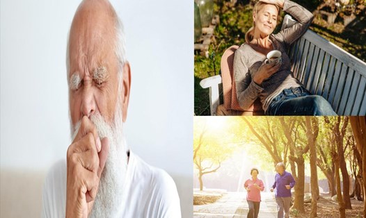 Một số thói quen của người già có thể ảnh hưởng đến tuổi thọ. Đồ hoạ: Hạ Mây