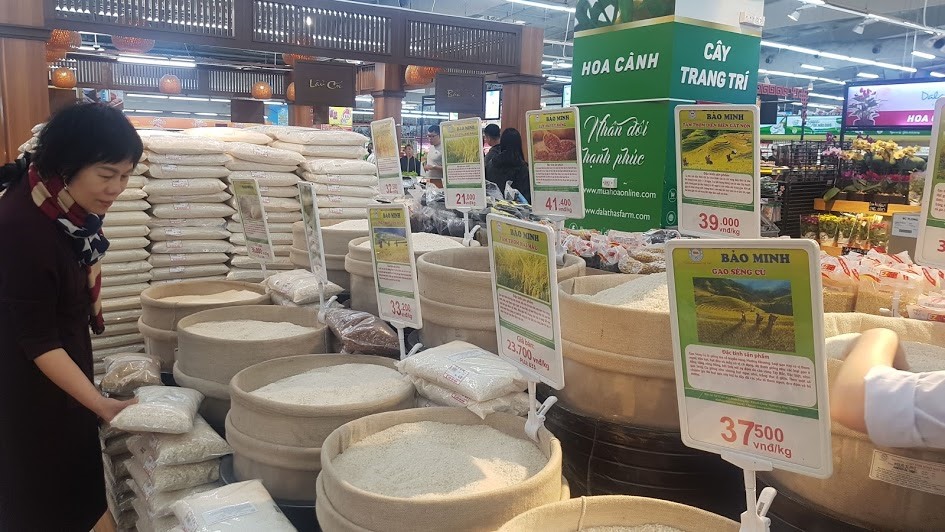 Gạo Việt Nam sẽ được đặt vào vị trí nổi bật nhất ở các điểm bán của siêu thị toàn cầu