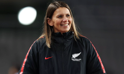 Huấn luyện viên Jitka Klimkova hài lòng với chiến thắng của tuyển New Zealand trước Việt Nam. Ảnh: Stuff