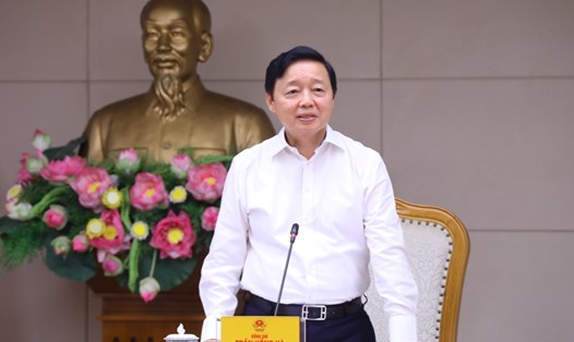 Phó Thủ tướng Trần Hồng Hà chủ trì phiên họp. Ảnh: TTXVN