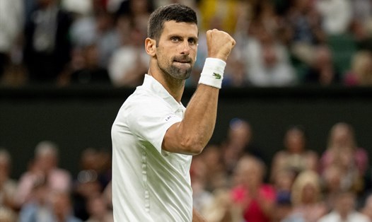 Novak Djokovic lần thứ 14 vào tứ kết Wimbledon. Ảnh: Wimbledon