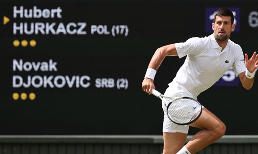 Novak Djokovic đã có 100 trận đấu tại Wimbledon. Ảnh: ATP