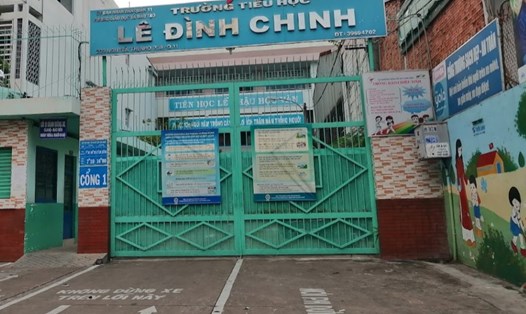  Trường tiểu học Lê Đình Chinh (Quận 11, TPHCM). Ảnh: Nhà trường
