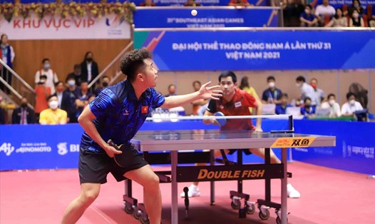 Nhà vô địch SEA Games 31 Nguyễn Đức Tuân xin rút khỏi đội tuyển bóng bàn Việt Nam. Ảnh: TTXVN