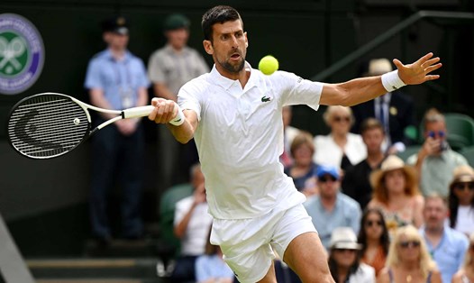 Novak Djokovic gặp Andrey Rublev ở tứ kết Wimbledon. Ảnh: ATP Tour.

