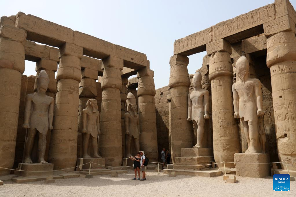 Đền Luxor ở Ai Cập. Ảnh: Xinhua